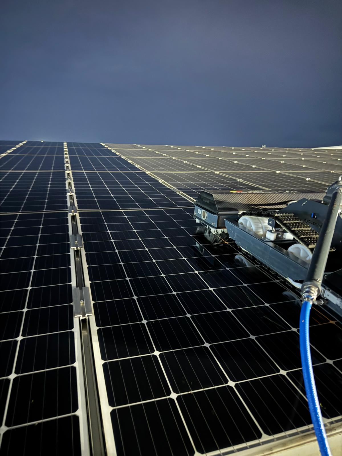 Solar panels in Edwardstown shopping center carpark