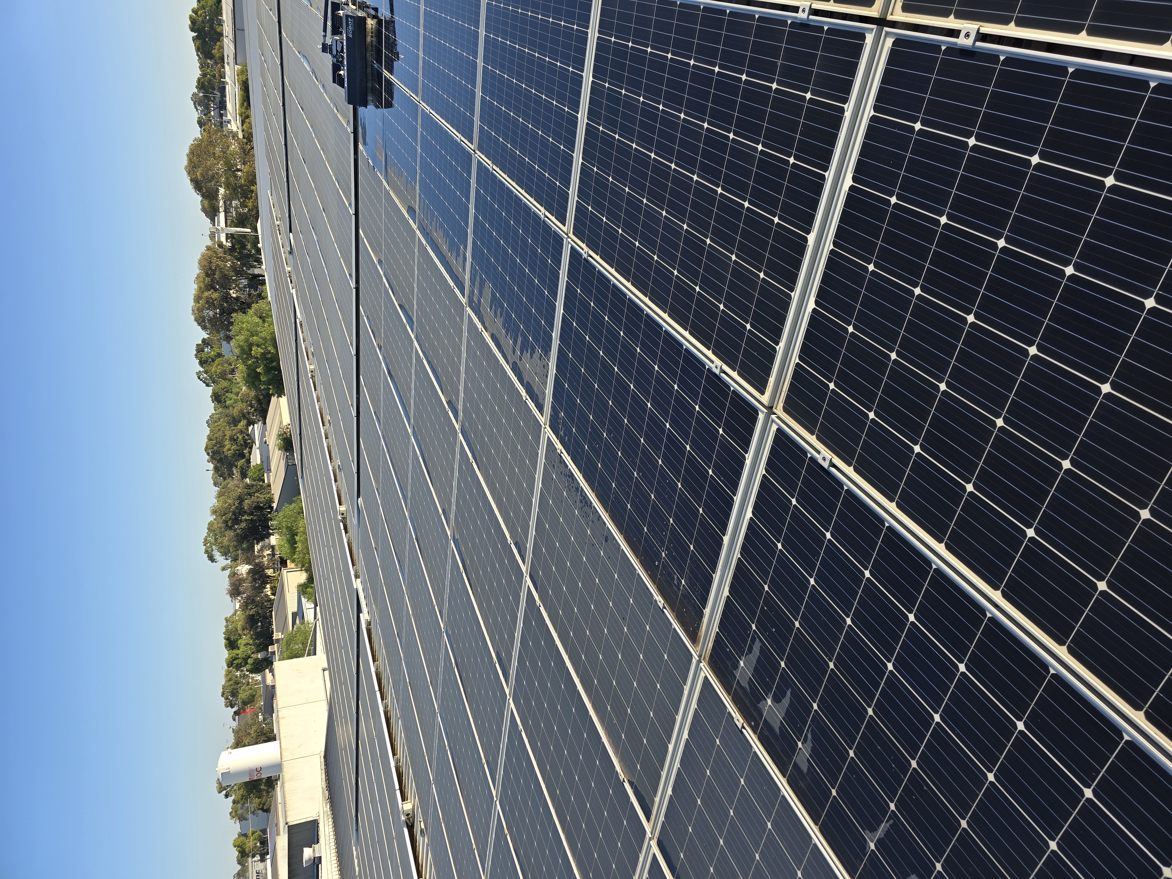 Solar panels in Parafield